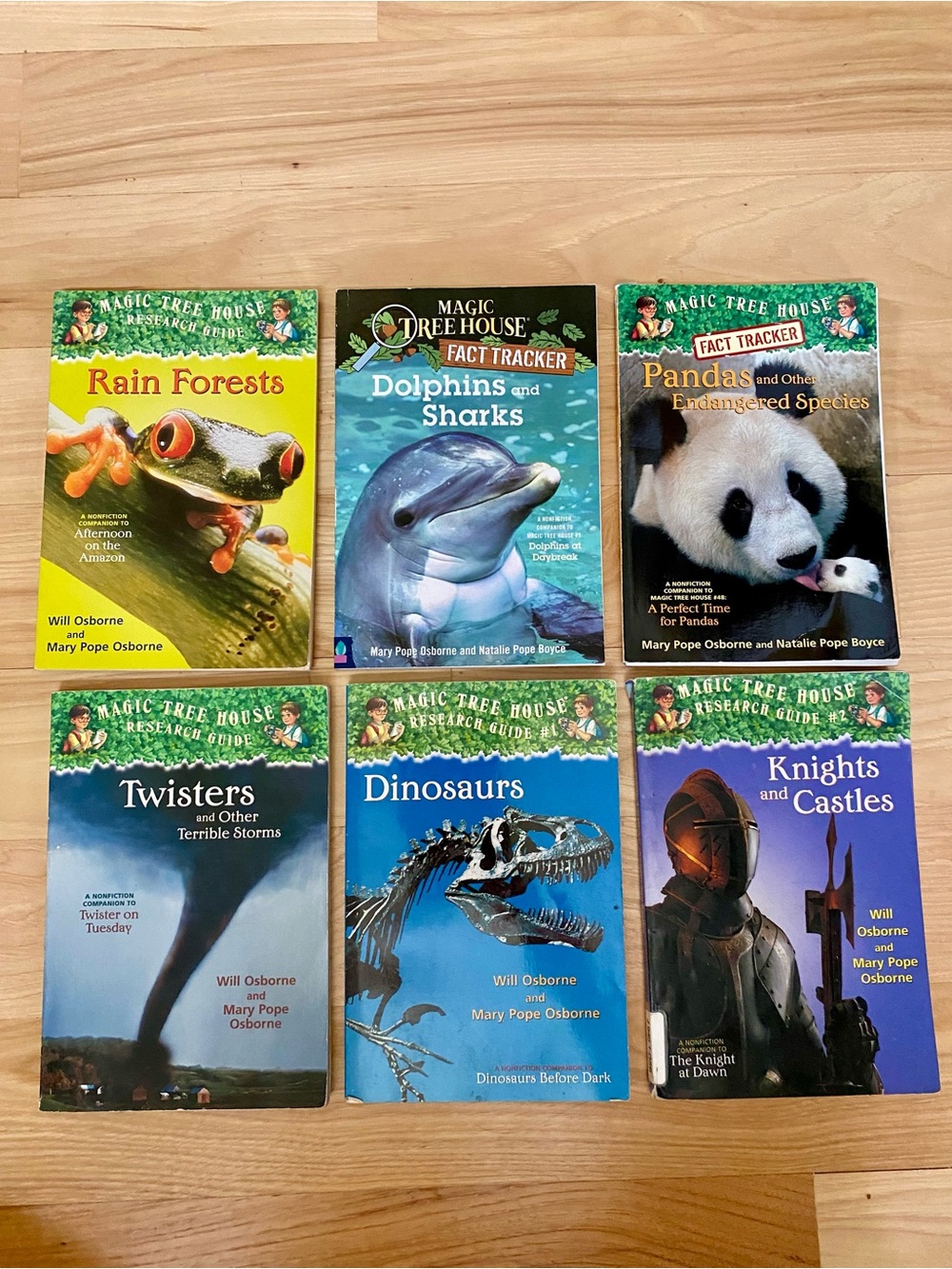 Magic Treehouse Nonfiction Research Guide & Fact Tracker Lot of 6 Books Used